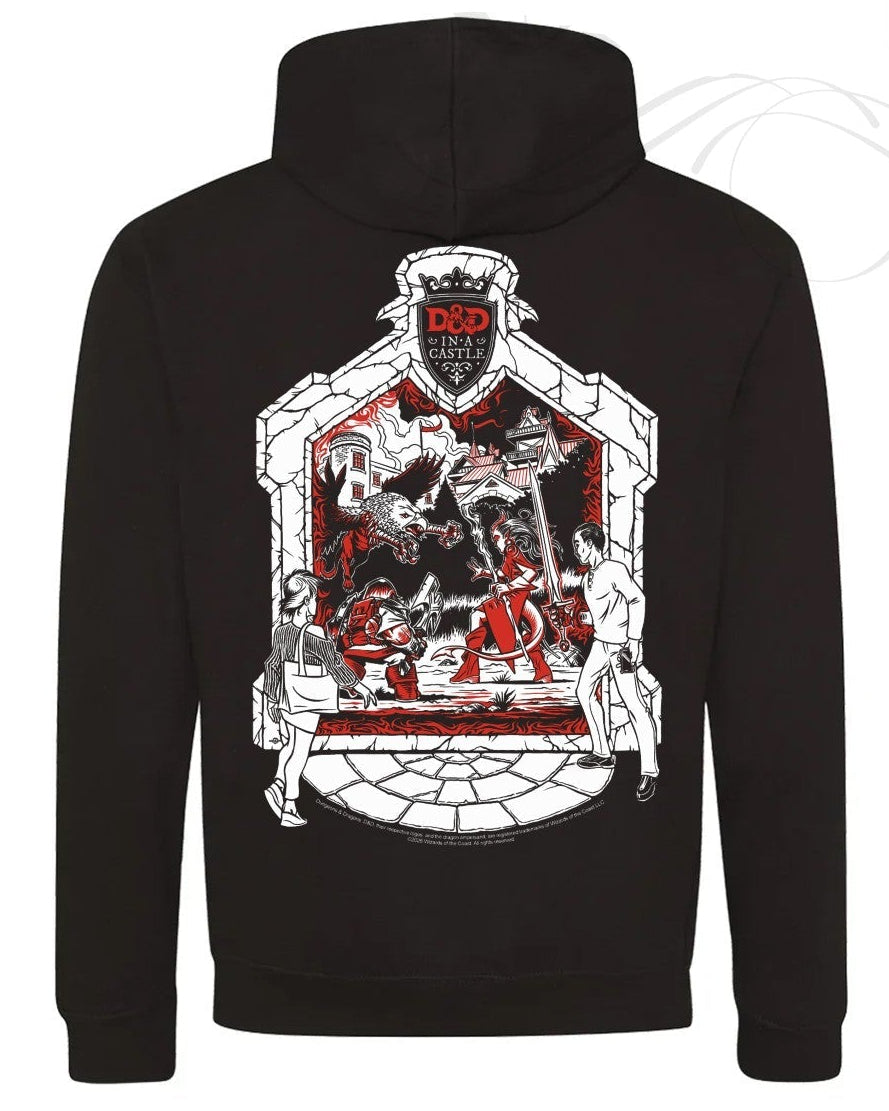2026 Zippered Hoodie; Portal Art, UK - Commemorative D&D in a Castle Wear