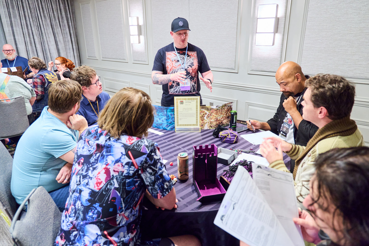 Group around D&D table